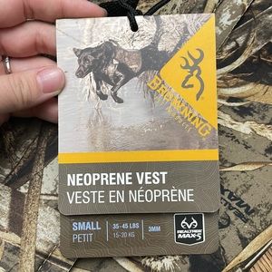 Browning Camo Neoprene Dog Vest